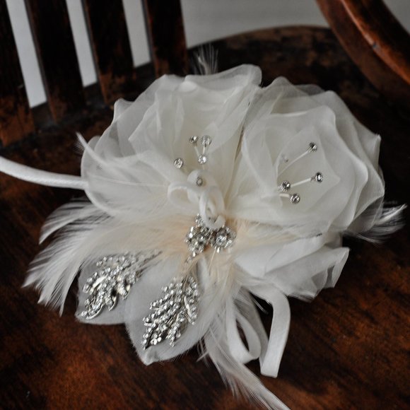 Maria Elena WEDDING Hair + Pin Combination Piece /  Swarovski Crystals main image 12